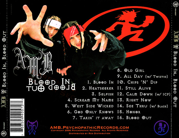 Blood In, Blood Out by Axe Murder Boyz (CD 2006 Psychopathic 